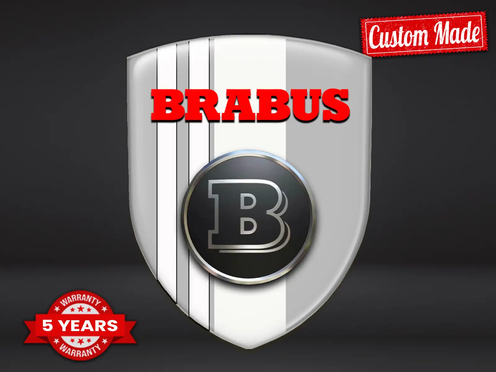 Brabus Autoaufkleber Robust Hochwertig Professionell